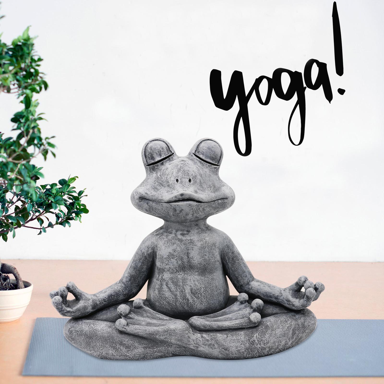 Home Decor Za - Estatueta de sapo de resina para