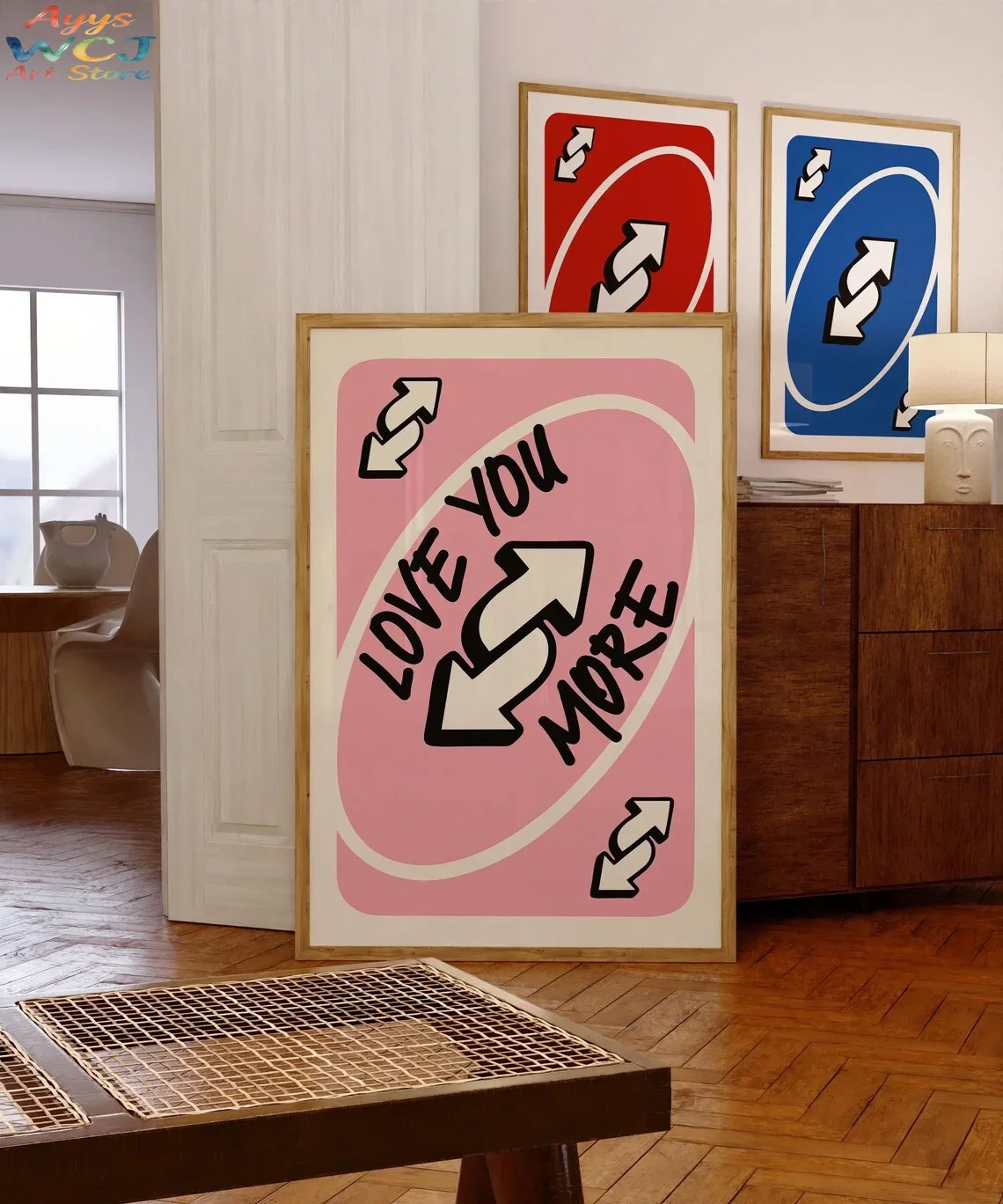 Home Decor Y2K - Decoração de Parede Retrô 'Love You
