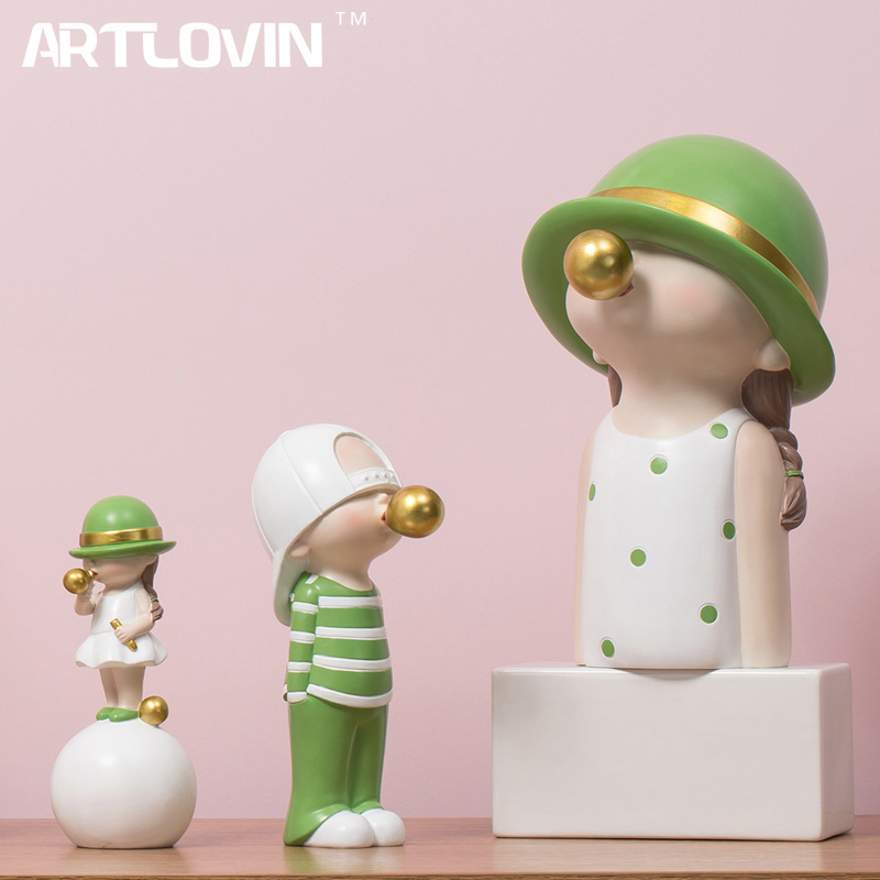 Artlovin estatuetas de persona - Home Decor Y2K avaliação e preço