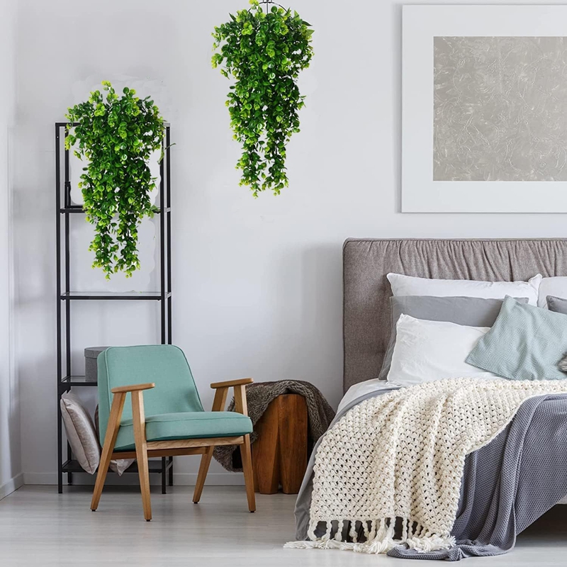 1 pçs artificial 5 garfos ratt - Rattan Plant Basket avaliação e preço