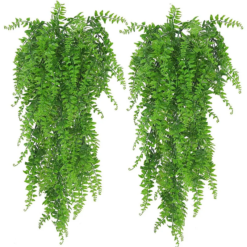 Plantas artificiais suspensas, - Rattan Plant Basket avaliação e preço