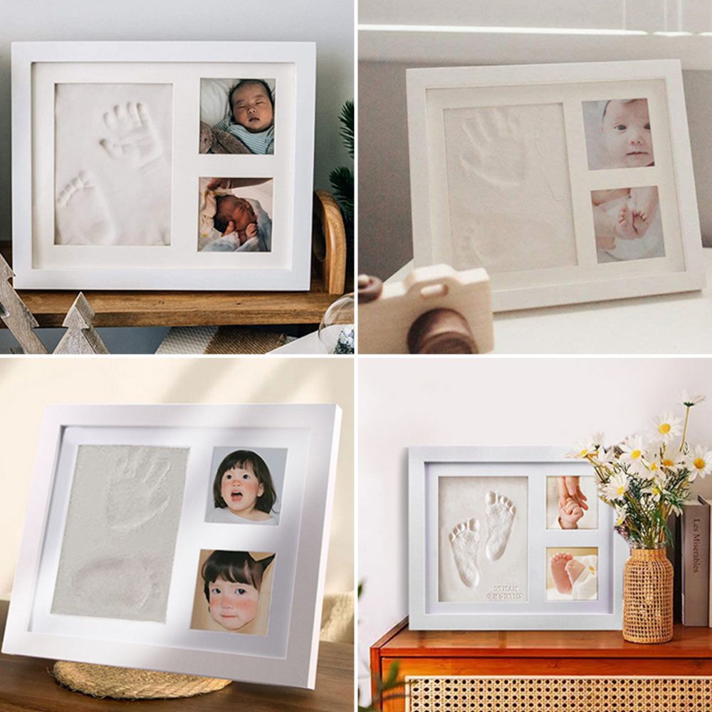 Kit de Moldagem de Pegadas e M - Bamboo Photo Frame avaliação e preço